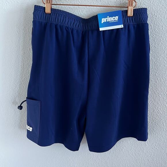 NWT Prince Pickleball Target Men's Ponte Shorts Navy Blue Small - Picture 2 of 5